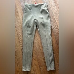 Spanx Tan Faux Suede Leggings